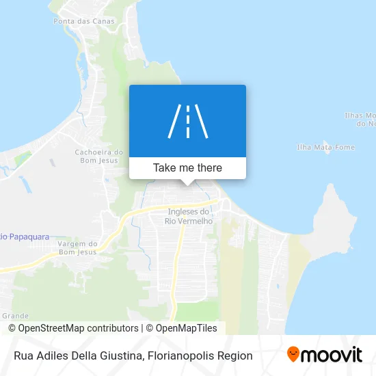 Rua Adiles Della Giustina map