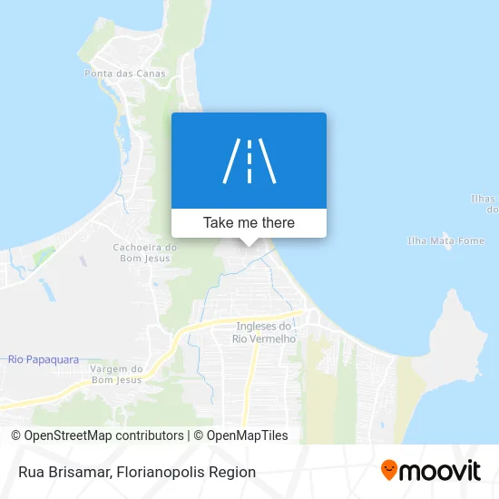 Rua Brisamar map