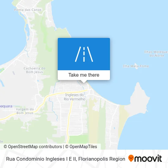 Rua Condomínio Ingleses I E II map