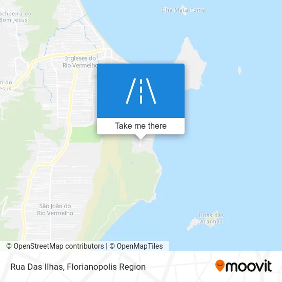 Rua Das Ilhas map