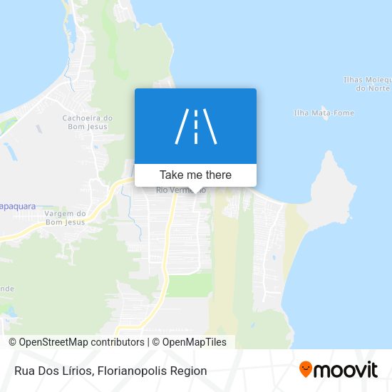 Rua Dos Lírios map