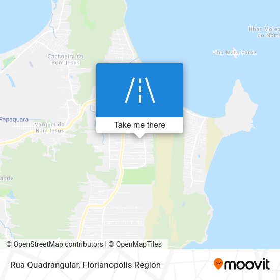 Rua Quadrangular map