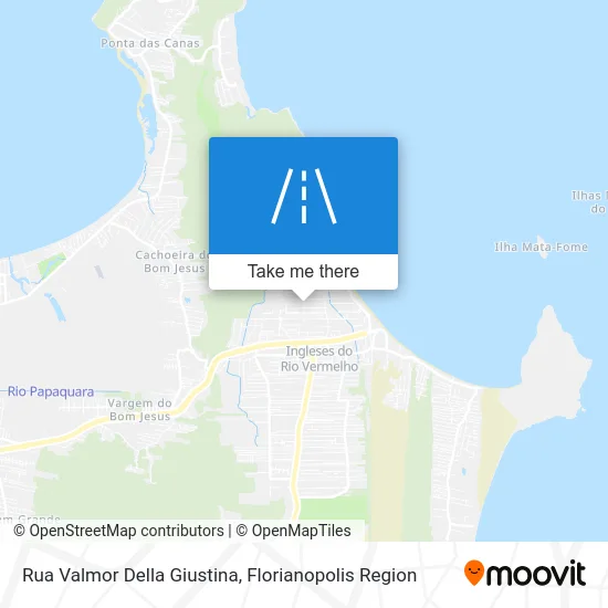 Rua Valmor Della Giustina map