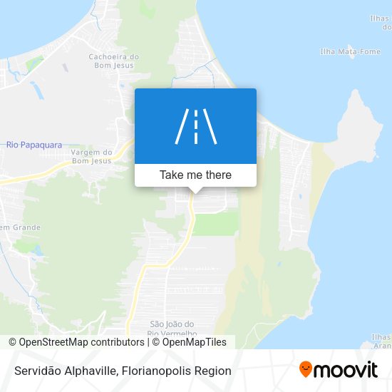 Servidão Alphaville map