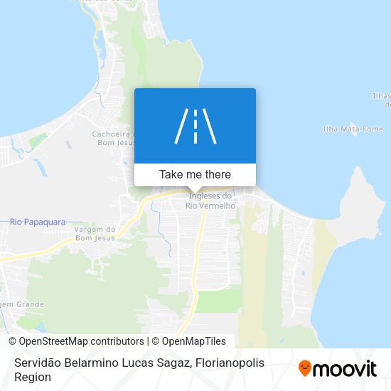 Servidão Belarmino Lucas Sagaz map
