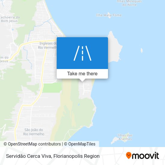 Servidão Cerca Viva map