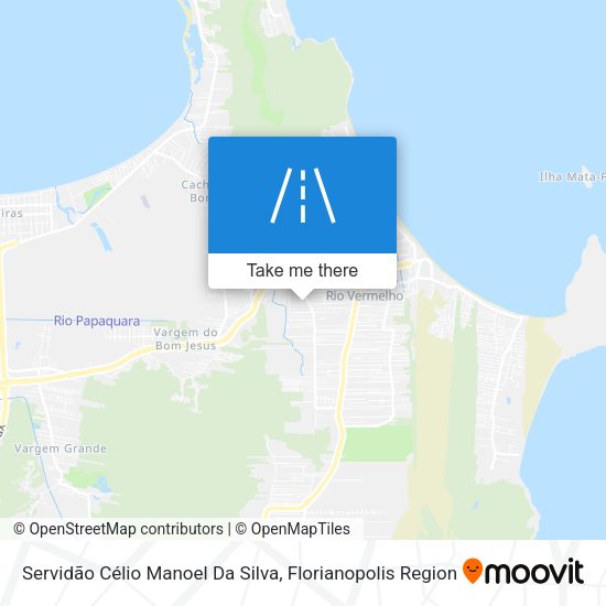 Servidão Célio Manoel Da Silva map