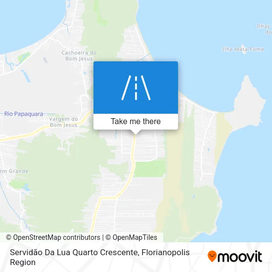 Servidão Da Lua Quarto Crescente map