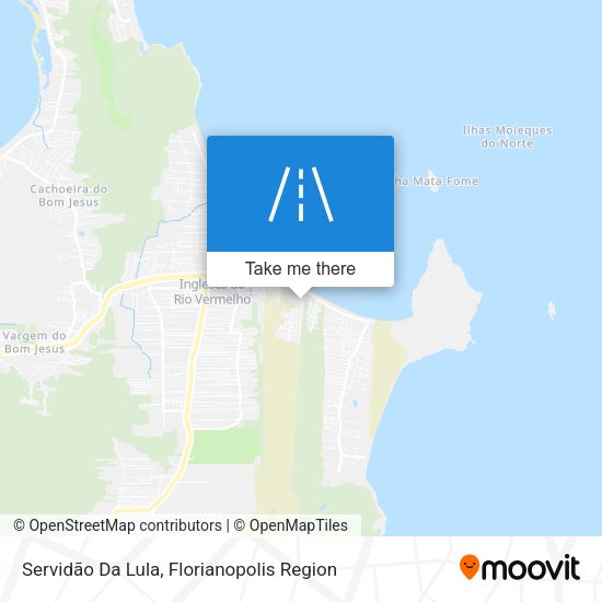 Servidão Da Lula map