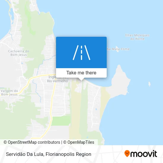 Servidão Da Lula map