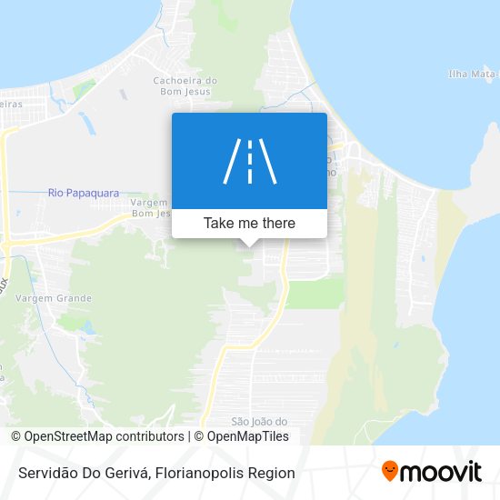 Servidão Do Gerivá map