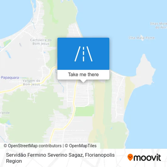 Servidão Fermino Severino Sagaz map