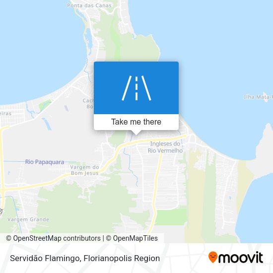 Servidão Flamingo map