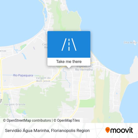 Servidão Água Marinha map