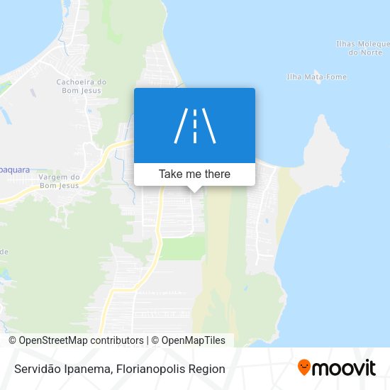 Servidão Ipanema map