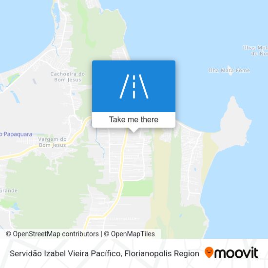 Servidão Izabel Vieira Pacífico map