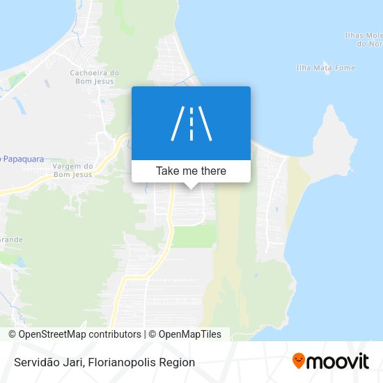 Servidão Jari map