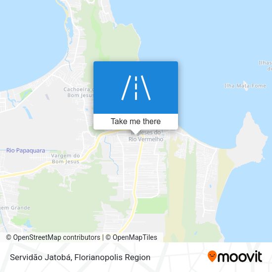 Servidão Jatobá map