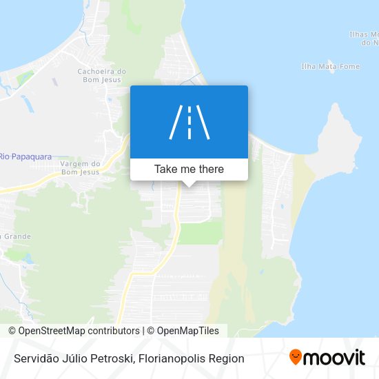 Servidão Júlio Petroski map