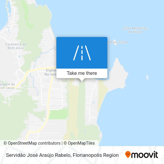 Servidão José Araújo Rabelo map