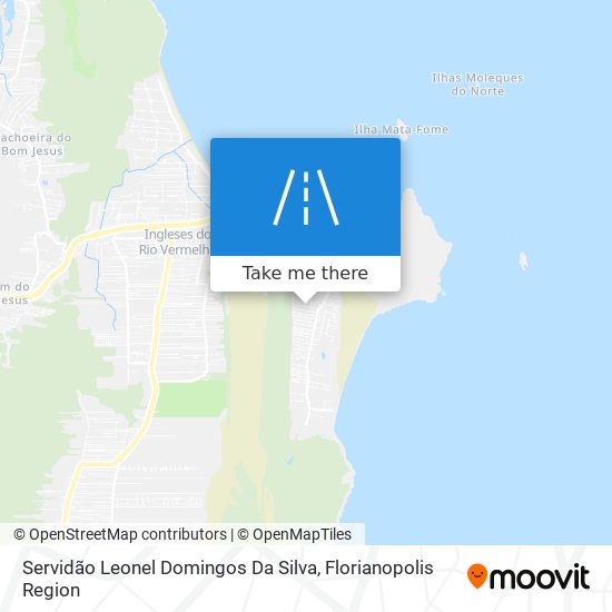 Servidão Leonel Domingos Da Silva map