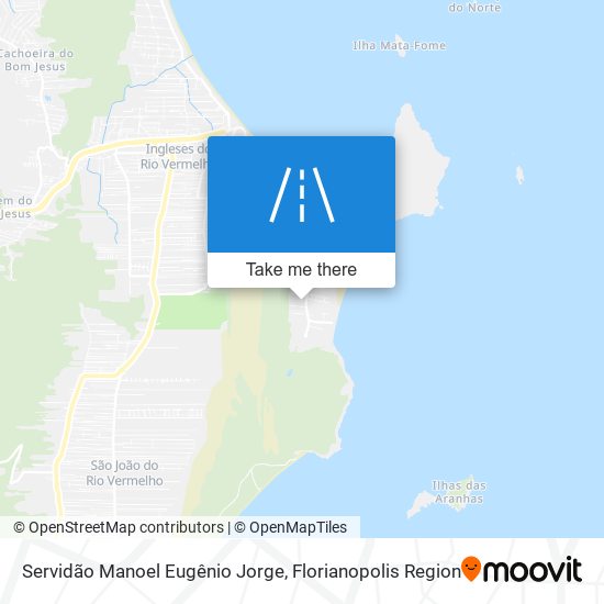 Servidão Manoel Eugênio Jorge map