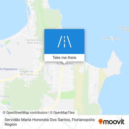 Servidão Maria Honorata Dos Santos map