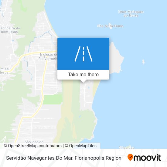 Servidão Navegantes Do Mar map