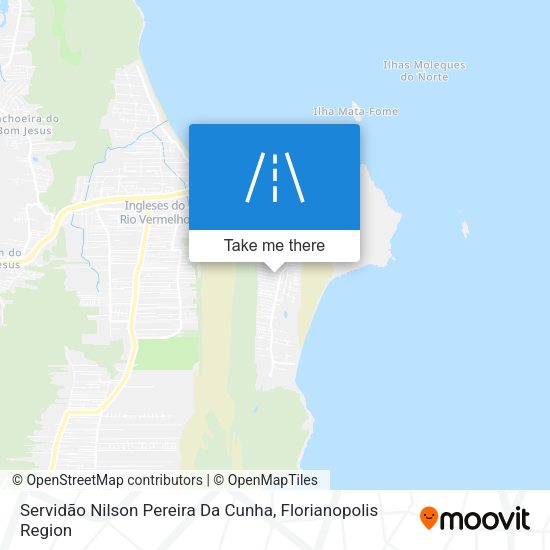 Servidão Nilson Pereira Da Cunha map