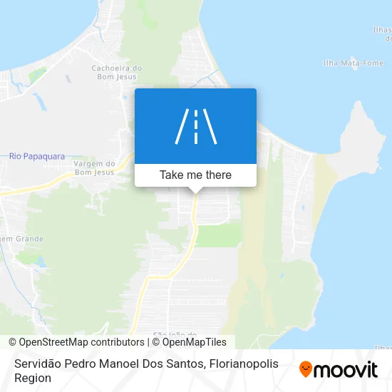 Servidão Pedro Manoel Dos Santos map