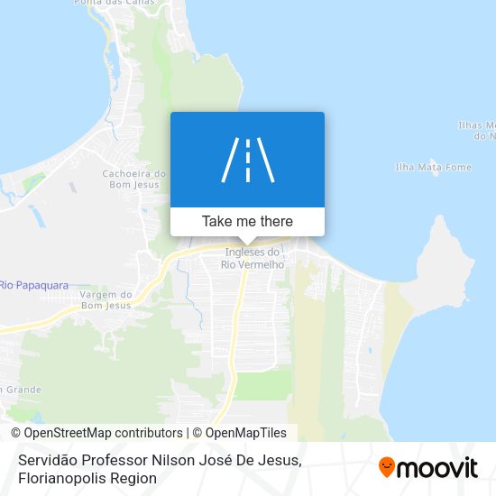 Servidão Professor Nilson José De Jesus map