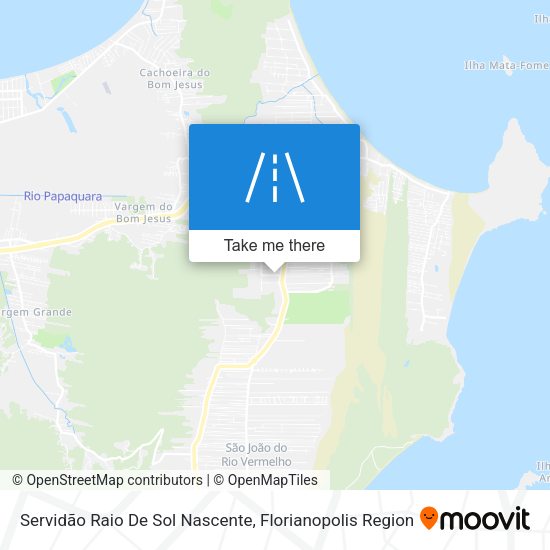 Servidão Raio De Sol Nascente map