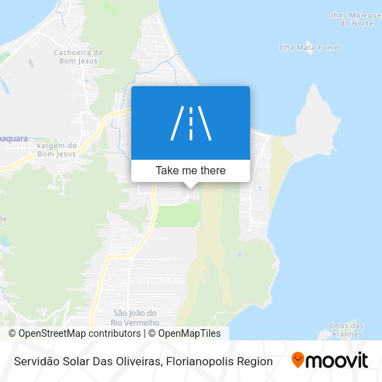 Servidão Solar Das Oliveiras map