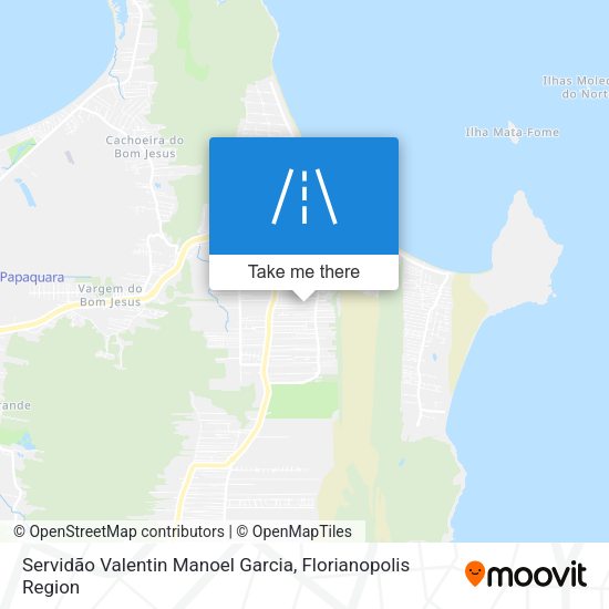 Servidão Valentin Manoel Garcia map