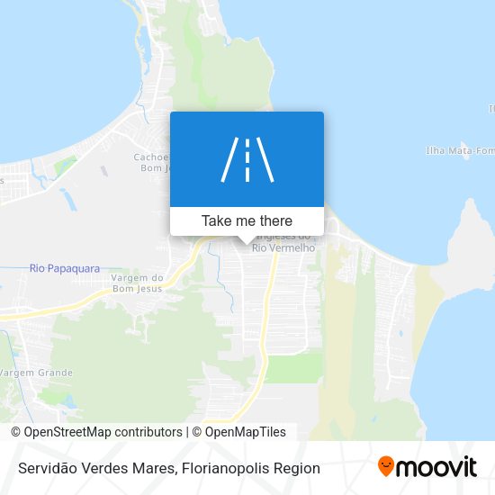 Servidão Verdes Mares map
