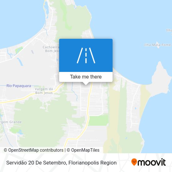Servidão 20 De Setembro map