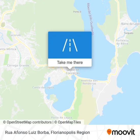 Rua Afonso Luiz Borba map