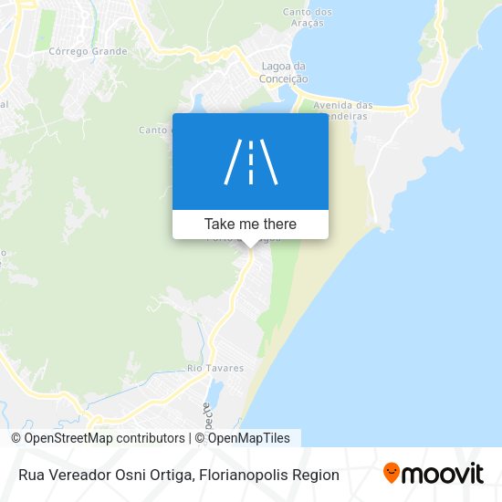 Rua Vereador Osni Ortiga map