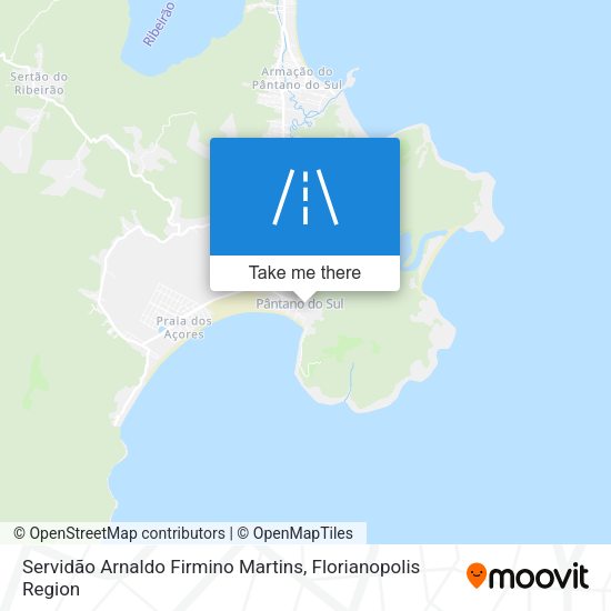 Servidão Arnaldo Firmino Martins map