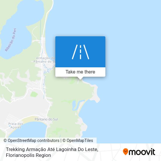 Trekking Armação Até Lagoinha Do Leste map
