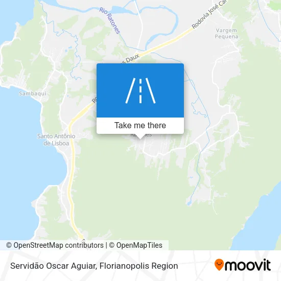 Servidão Oscar Aguiar map