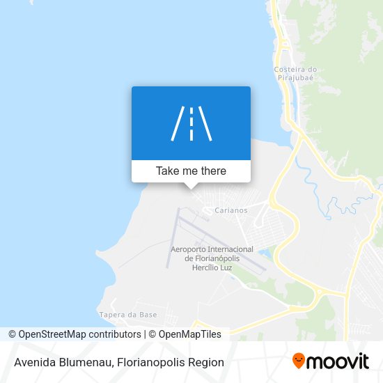 Avenida Blumenau map