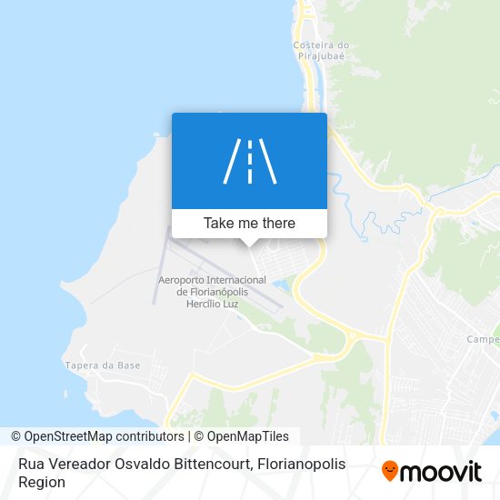 Rua Vereador Osvaldo Bittencourt map