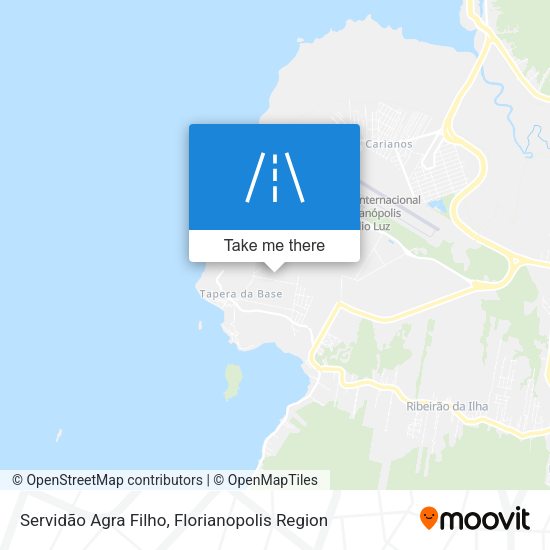Servidão Agra Filho map