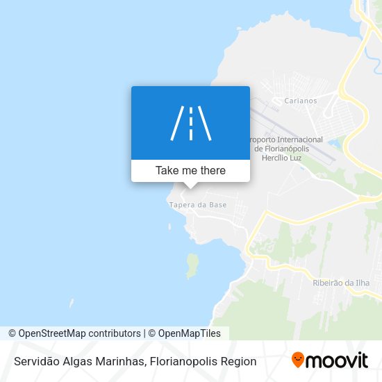 Servidão Algas Marinhas map