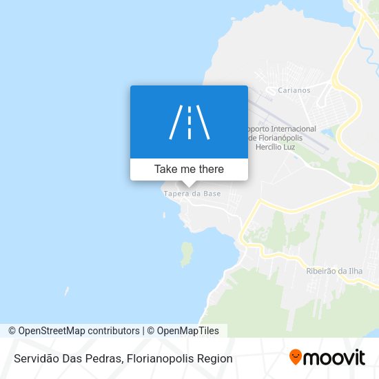 Servidão Das Pedras map