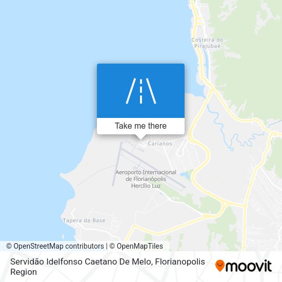 Servidão Idelfonso Caetano De Melo map