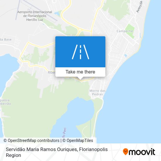 Servidão Maria Ramos Ouriques map