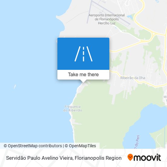 Mapa Servidão Paulo Avelino Vieira