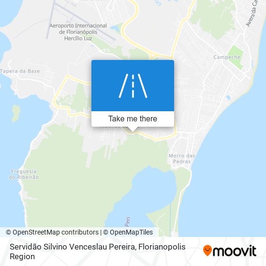 Mapa Servidão Silvino Venceslau Pereira